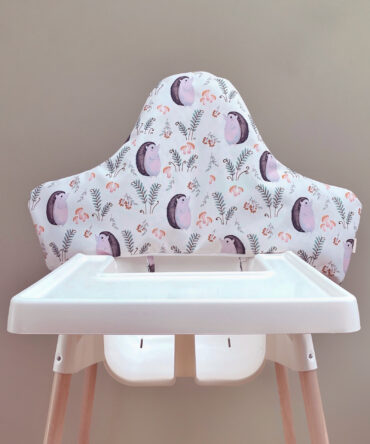 IKEA Antilop cover - Pattern Ferns with Hedgehogs