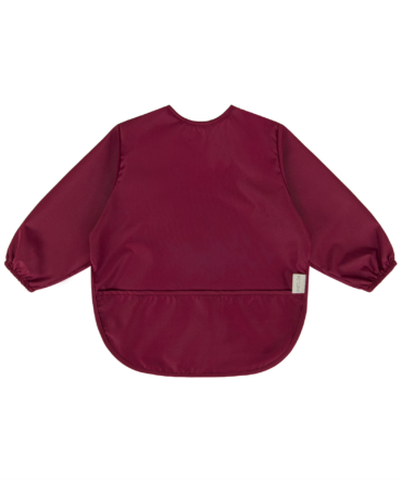 Bib with sleeves - Raspberry