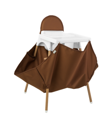 Mata wyłapująca - brązowa - do krzesełka do karmienia