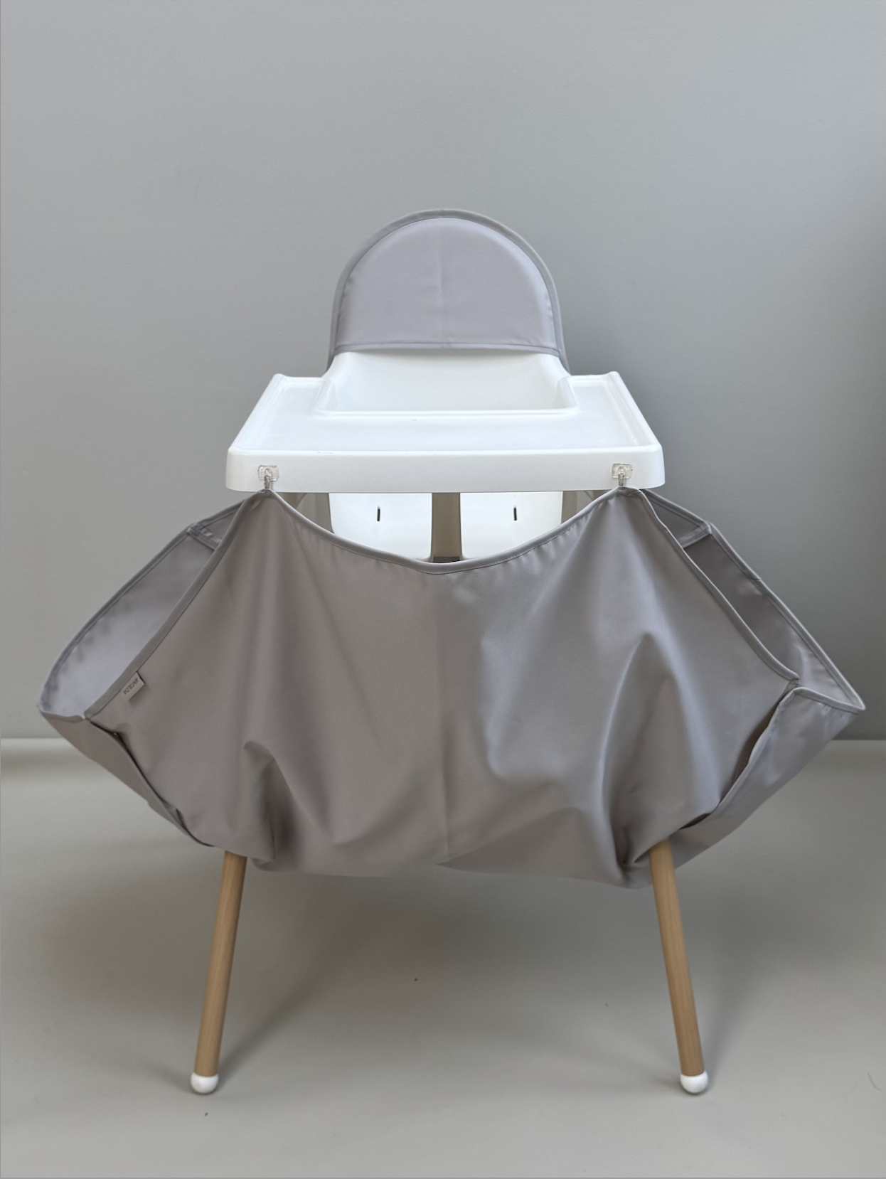 Mata wyłapująca - jasny popiel - do krzesełka do karmienia