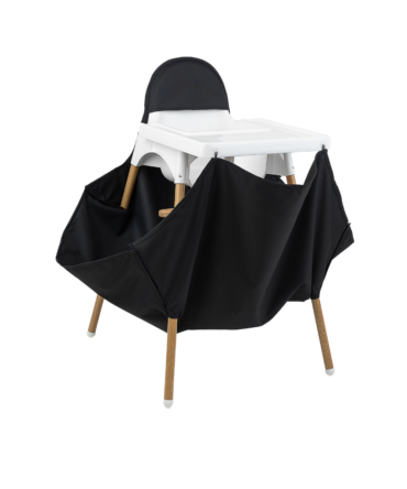 Mata wyłapująca - czarna - do krzesełka do karmienia