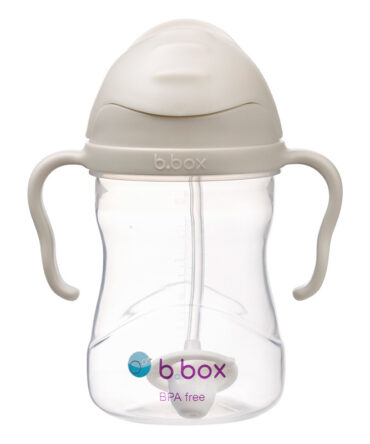 B.box Baby bottle with straw - 240 ml latte