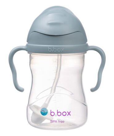 B.box Bidon ze słomką dla dzieci - 240 ml Ocean