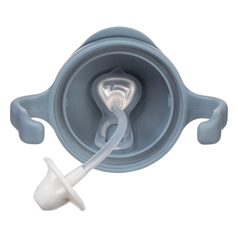 B.box Bidon ze słomką dla dzieci - 240 ml Ocean