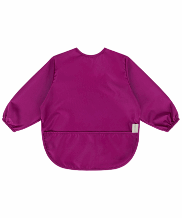 Śliniak z rękawami - Fuksja