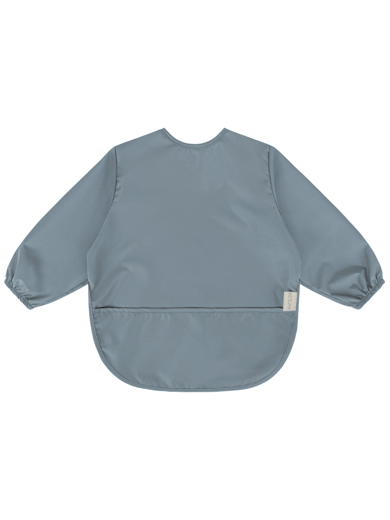 Śliniak z rękawami - Szaroniebieski