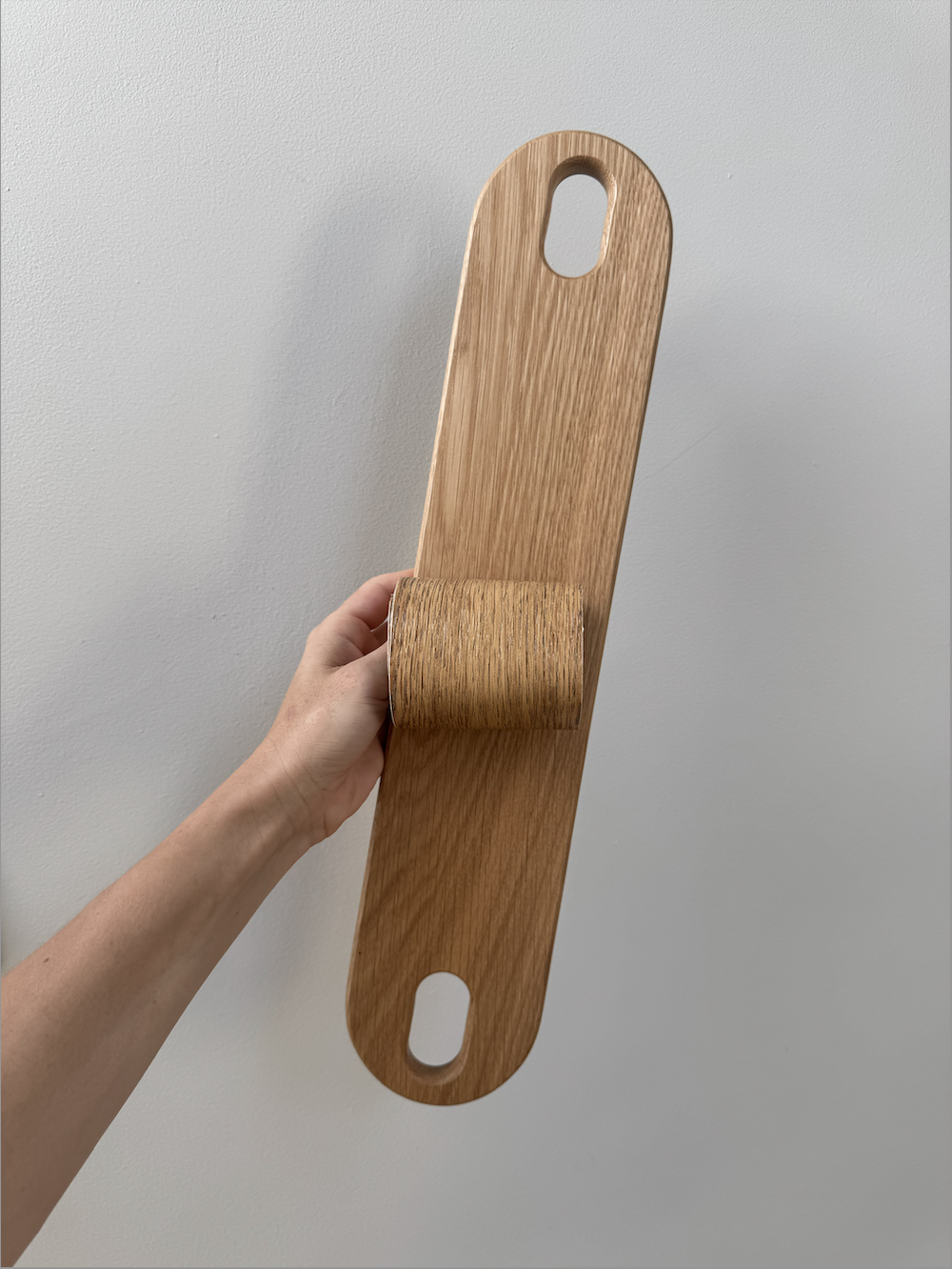 Drewniany podnóżek IKEA Antilop - Dąb Czekoladowy