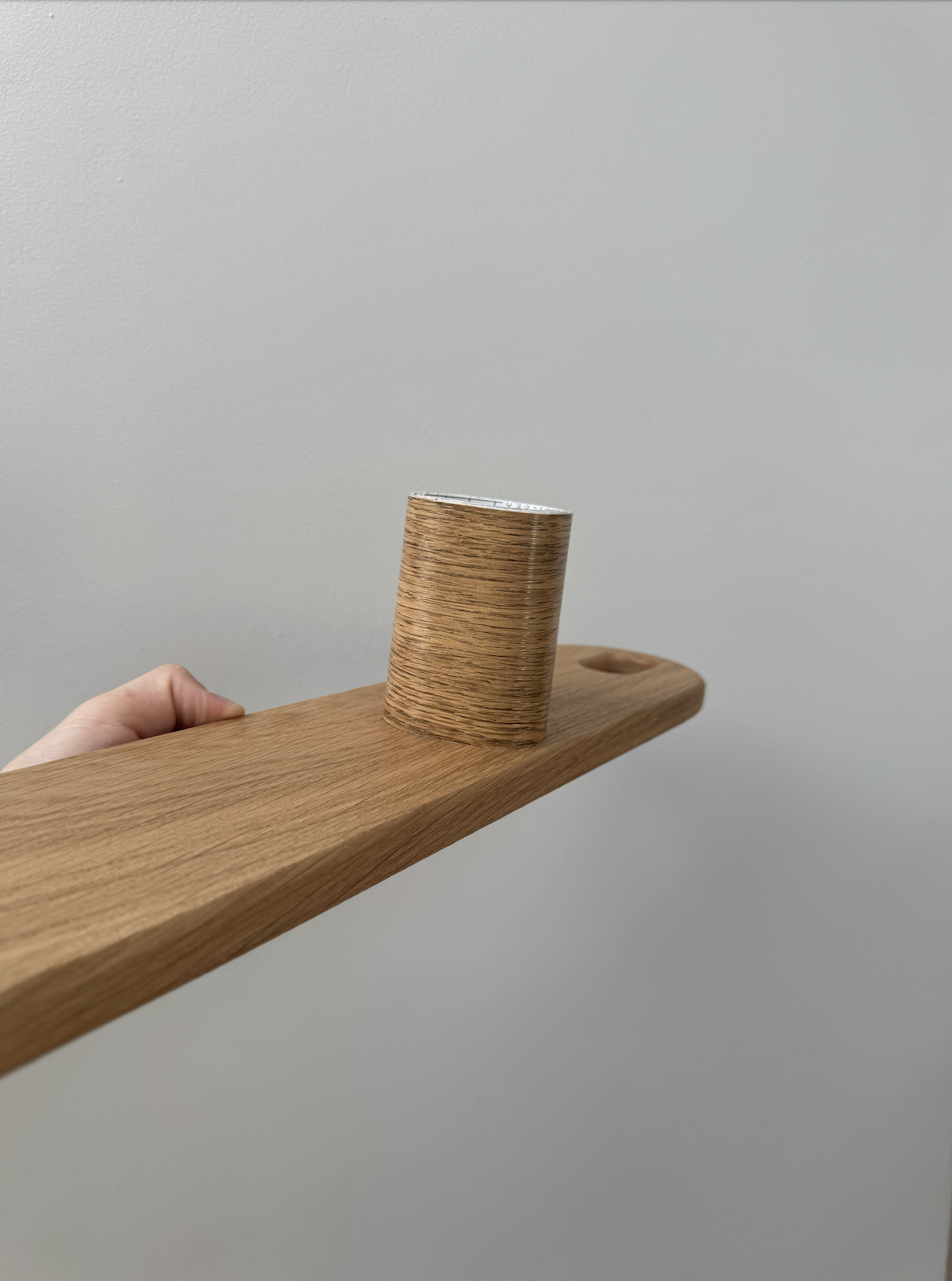 Drewniany podnóżek IKEA Antilop - Dąb Czekoladowy